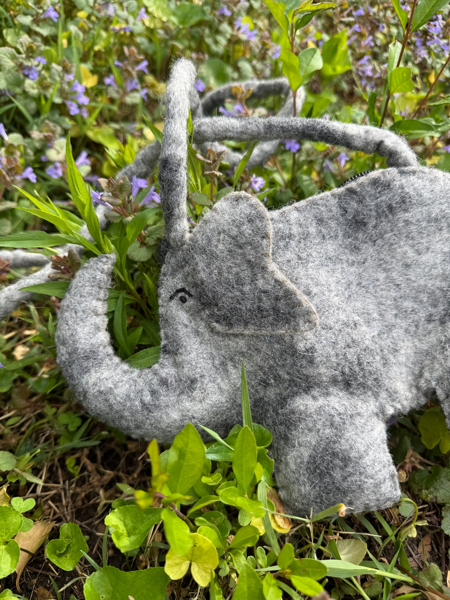 Cheesenut Handmade Wool Felt Mini Crossbody Bag | Whimsical Fruit & Forest Animal Small Purse, Pure Wool Handcrafted Kids Coin & Accessory Pouch