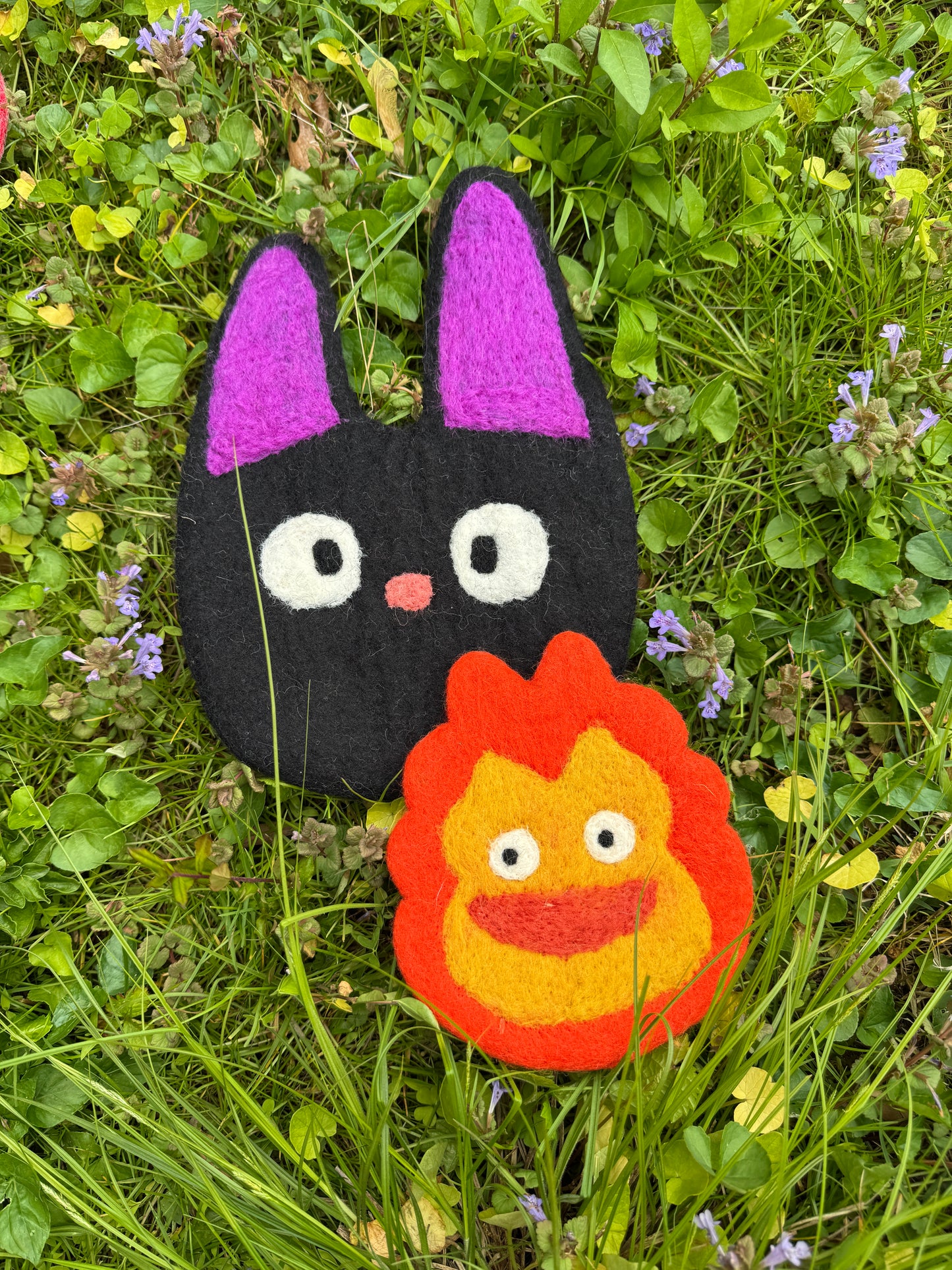 Cheesenut Handmade Wool Felt Coaster | Cute Fruit & Animal Shaped Drink Coaster, Natural Pure Wool Absorbent Table Decor for Coffee Mug & Tea Cup