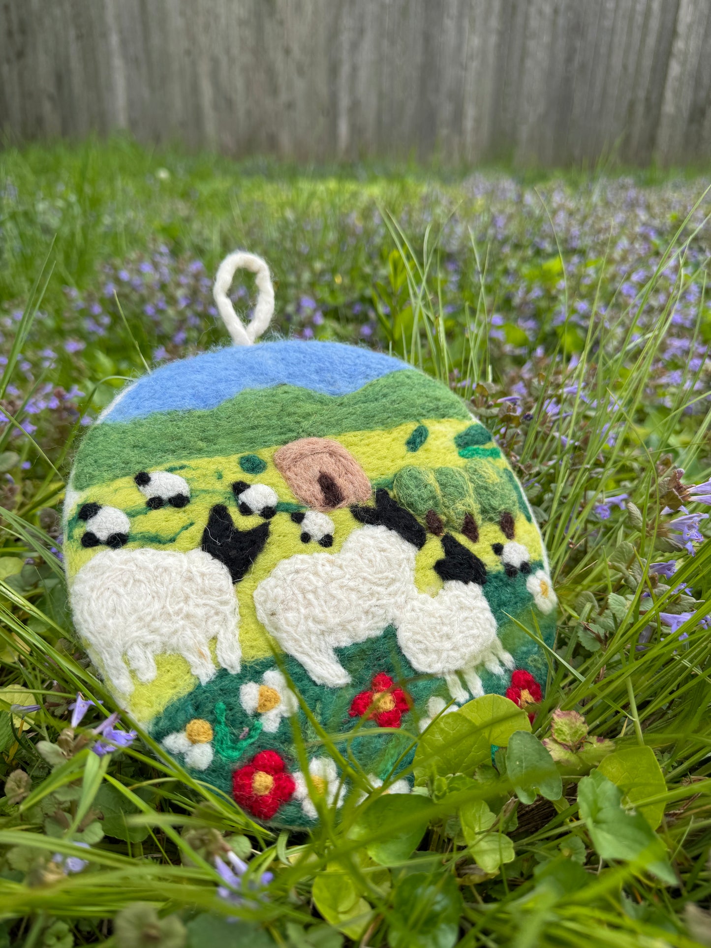 Cheesenut Handmade Wool Felt Coaster | Cute Fruit & Animal Shaped Drink Coaster, Natural Pure Wool Absorbent Table Decor for Coffee Mug & Tea Cup